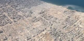Revelan imágenes de Gaza desde el aire