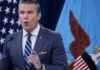Pete Hegseth cita Pulp Fiction en lugar de la Biblia