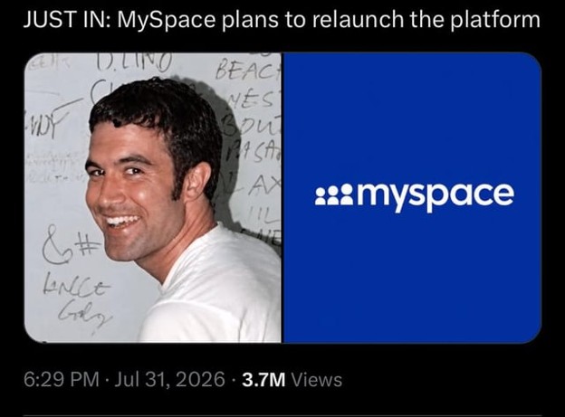 MySpace estaría de vuelta